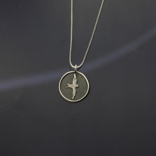 Swallow Necklace Silver