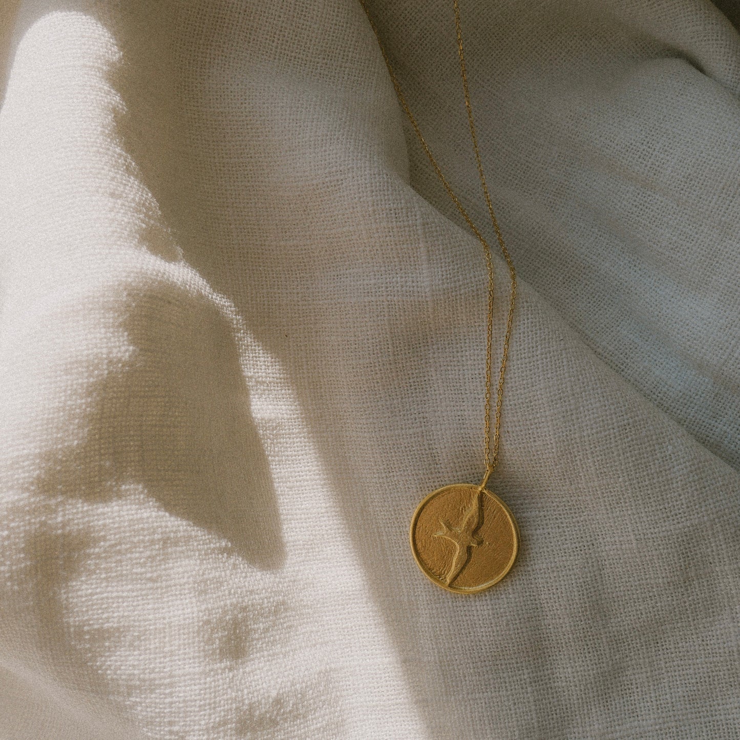 Swallow Necklace Gold