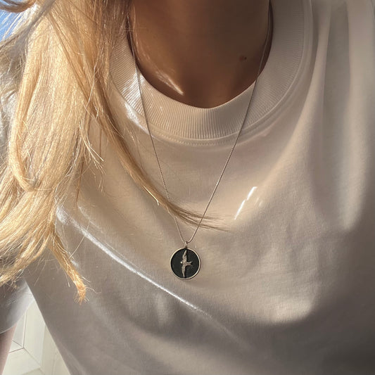 Swallow Necklace Silver